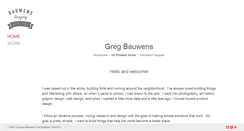 Desktop Screenshot of gregorybauwens.com